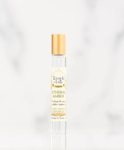 Shop Temple Of Life Etheral Amber Exotic Perfume Oil - 1/3 Oz. Or 9ml In Clear In Multi