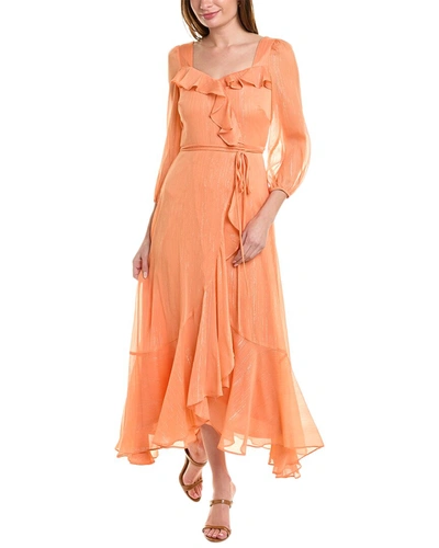 Shop Maison Tara Lorelai Maxi Dress In Orange
