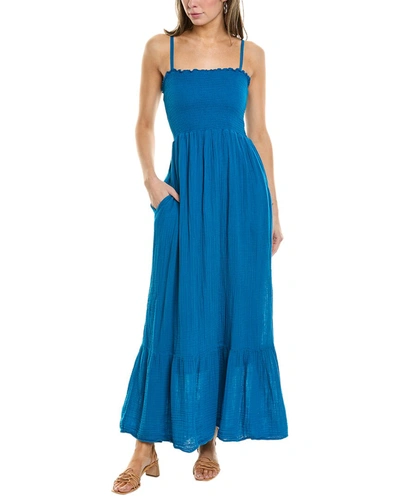 Shop Michael Stars Alejandra Maxi Dress In Blue