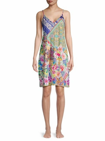 Shop Johnny Was Talavera Patchwork Printed Nightgown In Multi