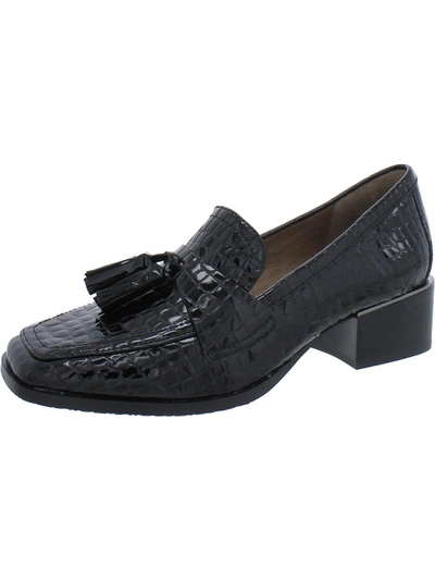 Shop Donald J Pliner Avi66 Womens Square Toe Leather Loafers In Multi