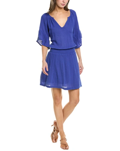 Shop Michael Stars Katelyn Mini Dress In Blue