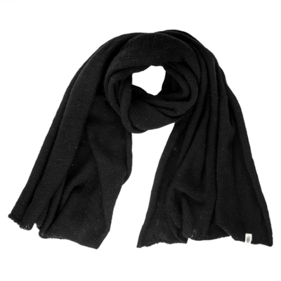 Nirvanna Designs Air Wrap Scarf In Black In Black
