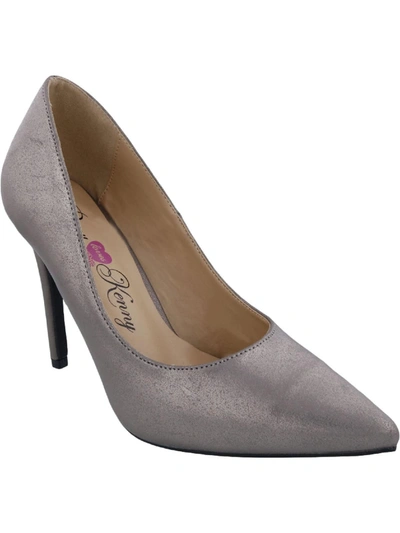 Shop Penny Loves Kenny Ormond Womens Pointed Toe Stilettos In Silver