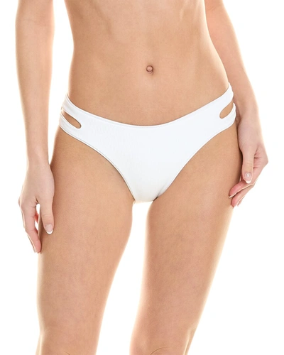 Shop Becca By Rebecca Virtue Modern Edge Bikini Bottom In White