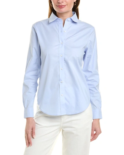 Shop Brooks Brothers Classic Fit Shirt In Blue