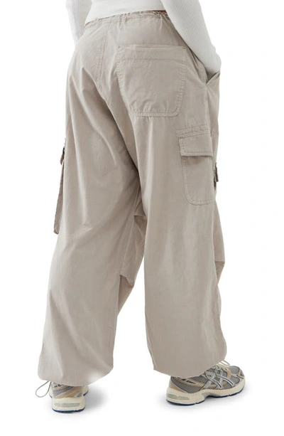 Shop Bdg Urban Outfitters Cotton Cargo Joggers In Taupe