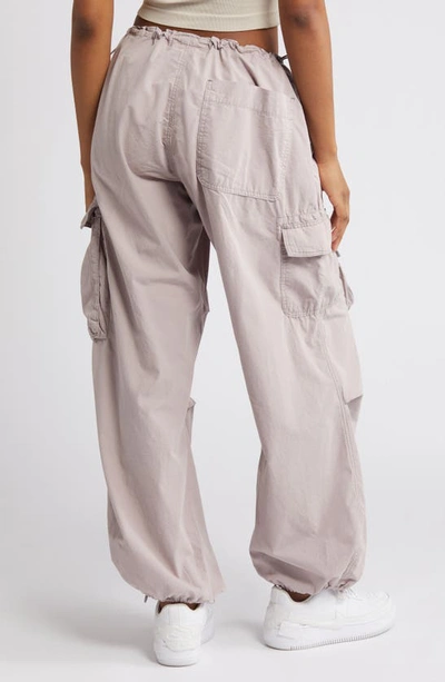 Shop Bdg Urban Outfitters Cotton Cargo Joggers In Pale Pink