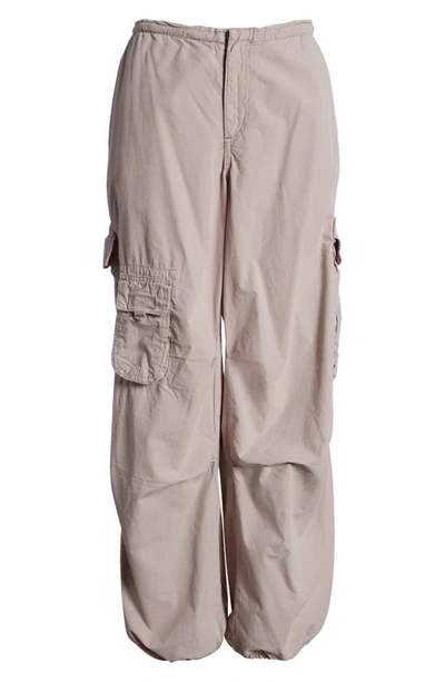 Shop Bdg Urban Outfitters Cotton Cargo Joggers In Pale Pink