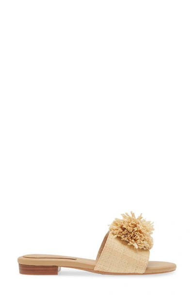 Shop Koko + Palenki Poppy Slide Sandal In Natural Raffia