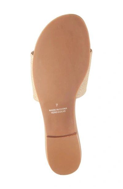 Koko + Palenki Poppy Slide Sandal In Natural Raffia