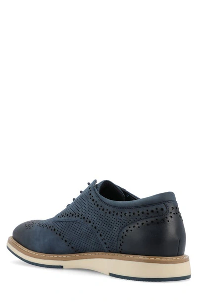 Shop Vance Co. Vance Co Patrick Tru Comfort Hybrid Oxford In Blue