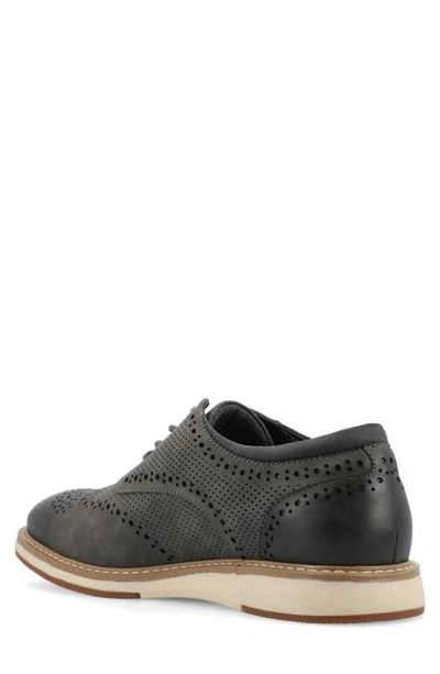 Shop Vance Co. Vance Co Patrick Tru Comfort Hybrid Oxford In Grey