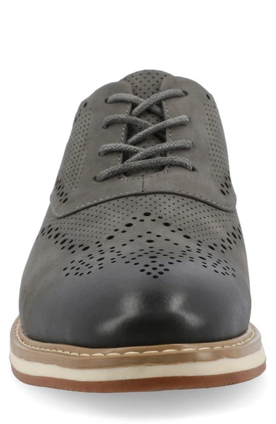 Shop Vance Co. Vance Co Patrick Tru Comfort Hybrid Oxford In Grey