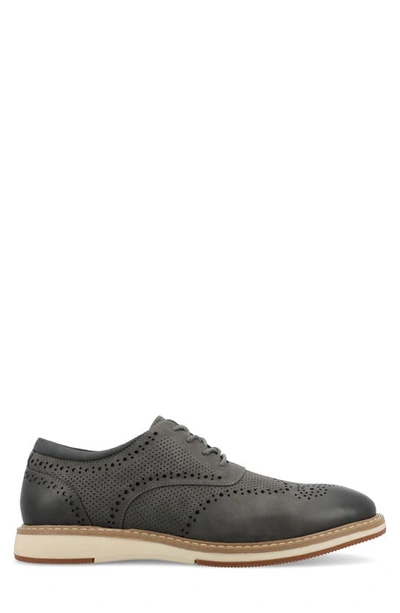 Shop Vance Co. Vance Co Patrick Tru Comfort Hybrid Oxford In Grey