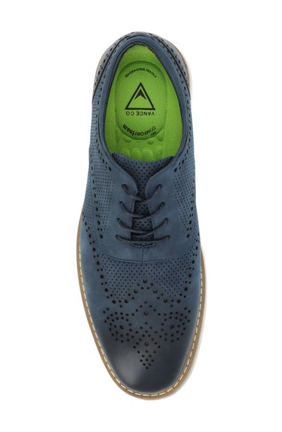 Shop Vance Co. Vance Co Patrick Tru Comfort Hybrid Oxford In Blue