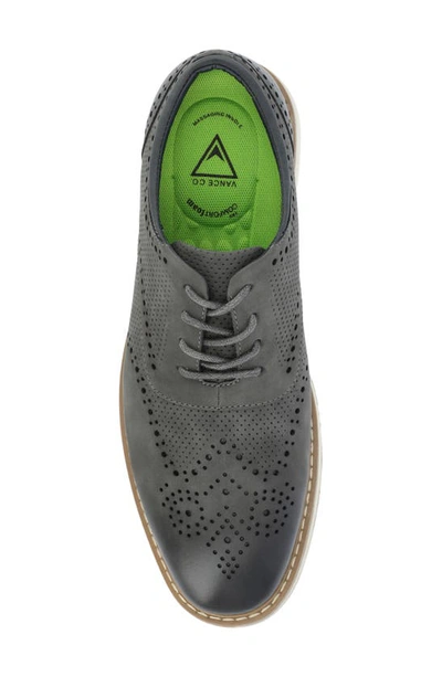 Shop Vance Co. Vance Co Patrick Tru Comfort Hybrid Oxford In Grey