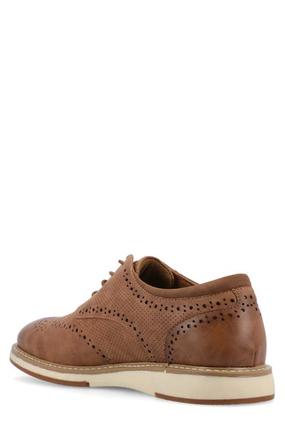 Shop Vance Co. Vance Co Patrick Tru Comfort Hybrid Oxford In Tan