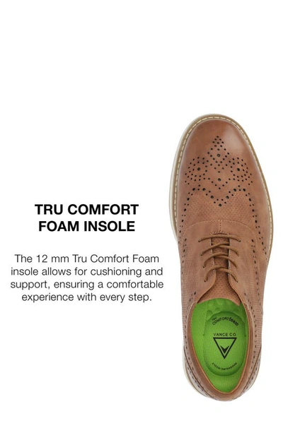 Vance Co. Patrick Hybrid Oxford In Tan