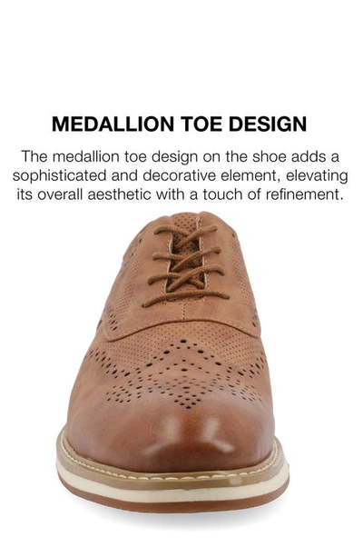 Vance Co. Patrick Hybrid Oxford In Tan