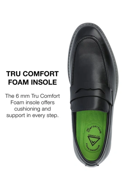 Vance Co. Kahlil Tru Comfort Penny Loafer In Black