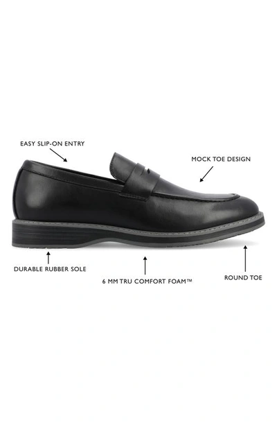 Vance Co. Kahlil Tru Comfort Penny Loafer In Black