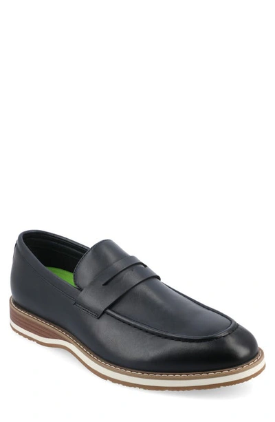 Shop Vance Co. Vance Co Kahlil Tru Comfort Penny Loafer In Navy