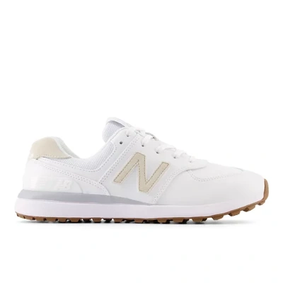 New Balance Women's 574 Greens V2 In White