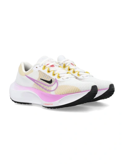 Shop Nike Zoom Fly 5 Sneakers In White Rush Fucsia