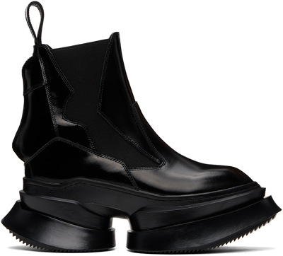 Shop Julius Black Coated Chelsea Boots