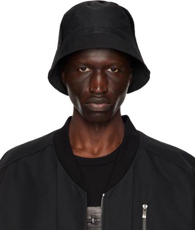 Carnet-archive Black Crustacean Bucket Hat In Black
