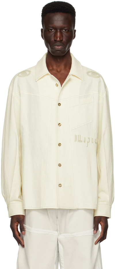 Shop Carnet-archive Off-white Oversized Shirt