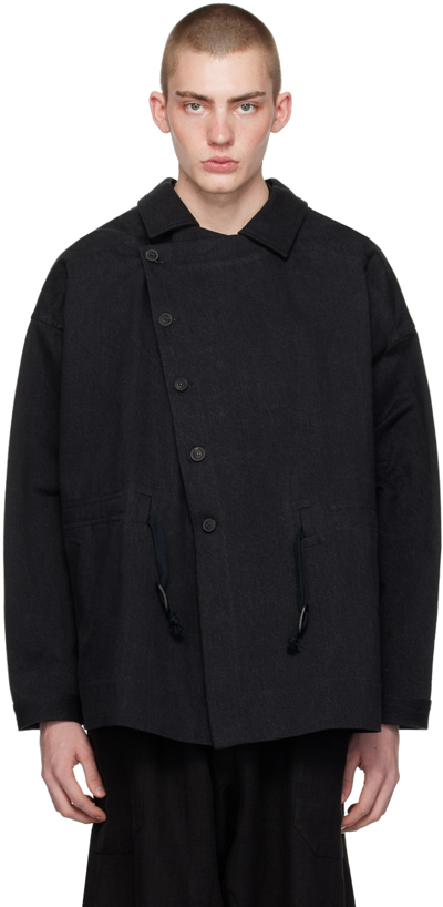 Shop Jan-jan Van Essche Black #55 Denim Jacket