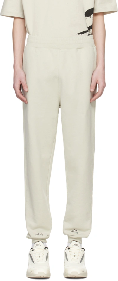 Shop A-cold-wall* Off-white Essential Sweatpants In Bone