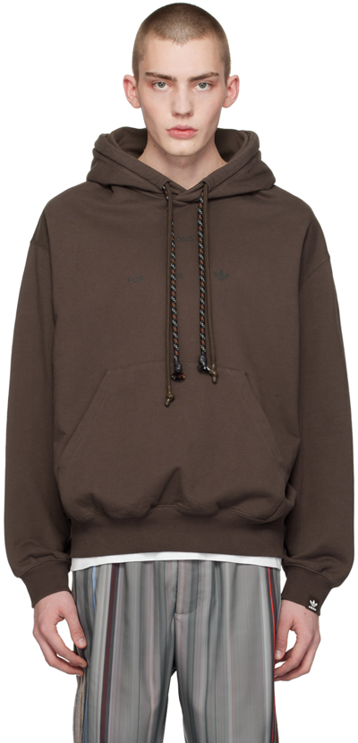 Shop Song For The Mute Brown Adidas Originals Edition Hoodie