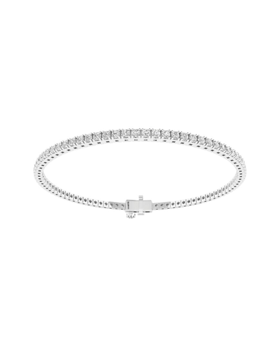 Shop Diana M Lab Grown Diamonds Diana M. Fine Jewelry 14k 2.00 Ct. Tw. Lab Grown Diamond Tennis Bracelet