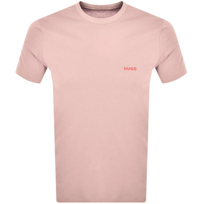 Shop Hugo Triple Pack Crew Neck T Shirt Pink