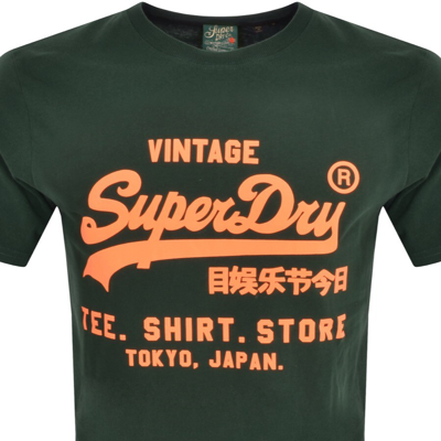 Shop Superdry Vintage T Shirt Green