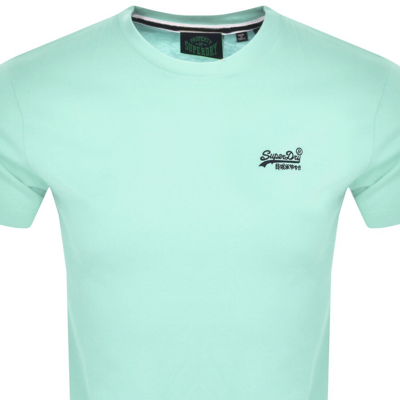 Shop Superdry Short Sleeved T Shirt Green