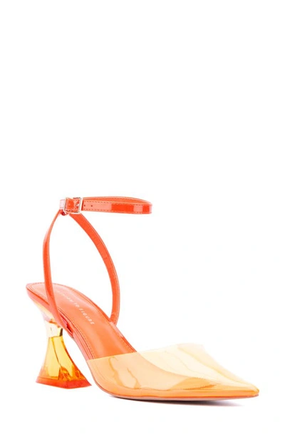 Shop Fashion To Figure Jacki Ankle Strap Pump In Orange