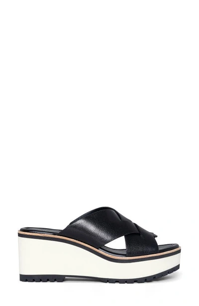 Donald Pliner Wedge Platform Sandal In Black