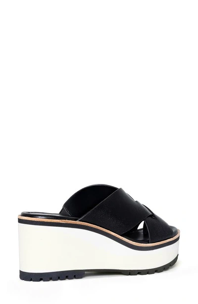 Donald Pliner Wedge Platform Sandal In Black