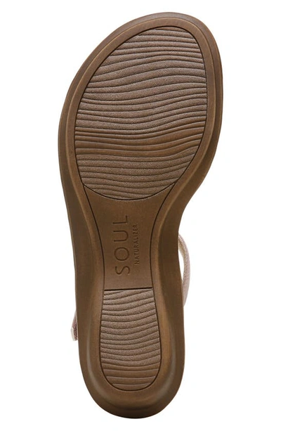 Soul Naturalizer Summer Embellished T-strap Sandal In Mauve