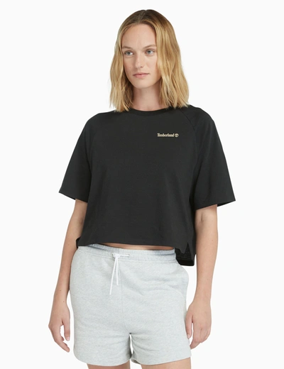 Shop Timberland Moisture-wicking T-shirt In Black