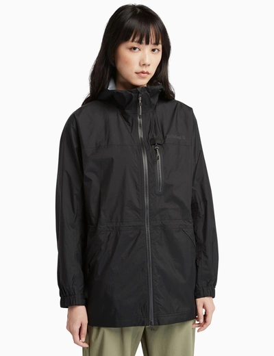 Shop Timberland Jenness Waterproof Packable Jacket In Black