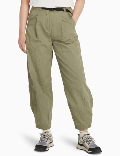 Shop Timberland Utility Summer Balloon Trousers In Green