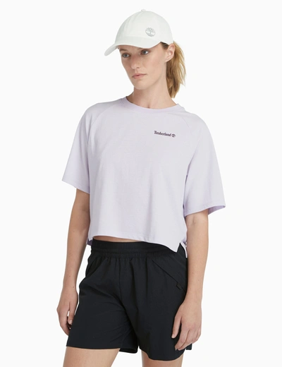 Shop Timberland Moisture-wicking T-shirt In Purple