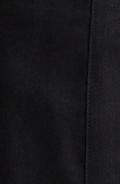 Shop Veronica Beard Sunny Button Tab Linen Blend Wide Leg Pants In Black