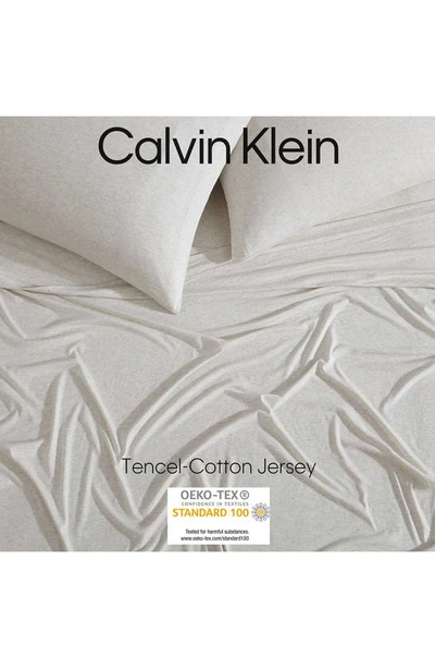 Calvin Klein Modern Cotton Melange Tencel Jersey 4-pc. Sheet Set, Queen In White