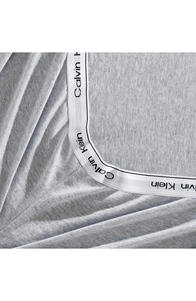 Calvin Klein Modern Cotton Melange Tencel Jersey 4-pc. Sheet Set, Queen In Blue